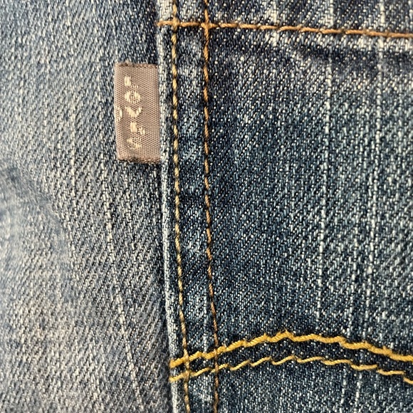 Levi’s Silvertab distressed Boot cut Men’s 38/32 medium wash classic denim jeans - Picture 5 of 9